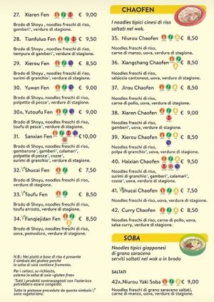 menu 3 at MIAN Ramen House and more in Cagliari