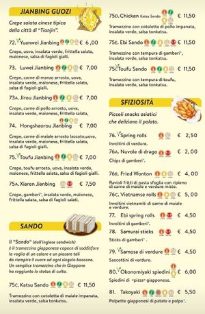 menu 7 at MIAN Ramen House and more in Cagliari