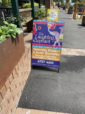 The grocery is just off the main street  at The Laughing Elephant in Wentworth Falls