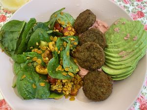 Falafel bowl  at The Sunday Baker in Petersham