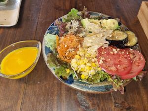 Salad at Gajimaru in Okinawa