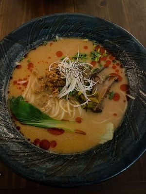 野菜担々麺  at Gajimaru in Okinawa