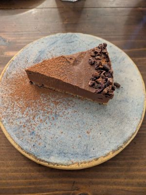 Truffle chocolate cake at Gajimaru in Okinawa