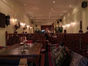 Interior #Veganuary at Muang Thai Restaurant in North London