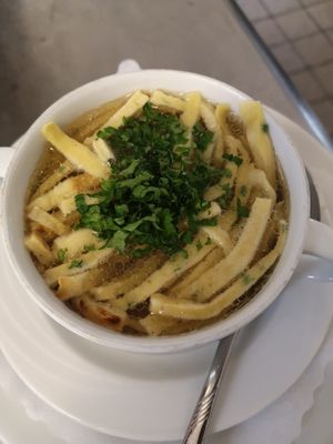 Flädlesuppe at Sennerbad in Ravensburg