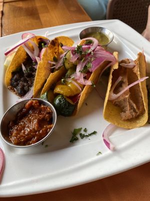 Vegan Tacos  at Hacienda Miranda in Tenerife