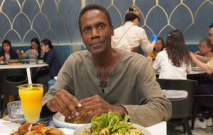 One of several visits! at Love Veggie Macau in Macau