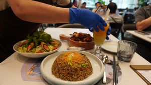 Sanitary service at Love Veggie Macau in Macau