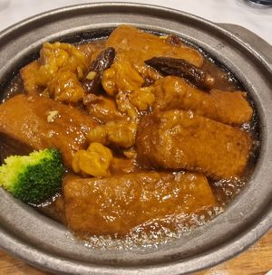 Claypot tofu at Love Veggie Macau in Macau