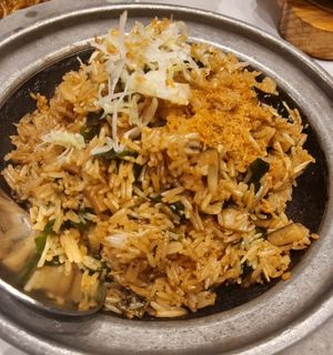 Fried rice with seaweed at Love Veggie Macau in Macau