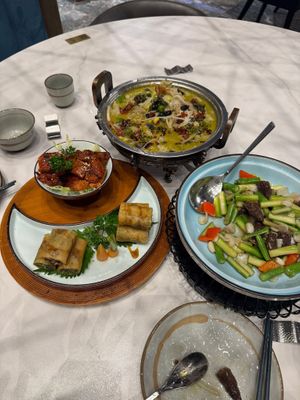 Yummy food. For those who can take spicy stuff, the mala is super! 😃  at Love Veggie Macau in Macau