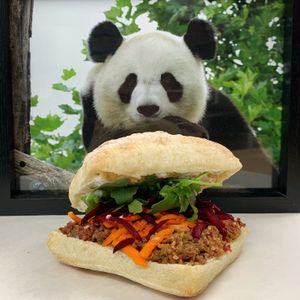 Sandwich au végé-pâté et sauce dragon  at KP Pour Emporter in Sainte-agathe-des-monts