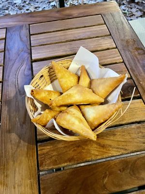Samosas  at Garden Kitchen Caravan in Antalya