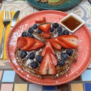 I Love You Berry Much Waffle  at Dushi Delicious  in Oranjestad