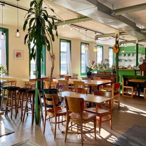 Interior of Wild Chestnut Cafe at Wild Chestnut Cafe in Florence