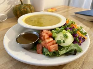 Soup & Salad Combo  at Wild Chestnut Cafe in Florence