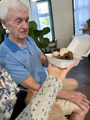 Grandpa’s cookie cake 💕   at Wild Chestnut Cafe in Florence