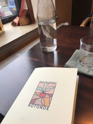 Menukaart at Rotonde in Rotterdam