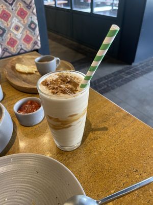 Vegan biscoff shake  at Quyu's Taproom in Jaipur
