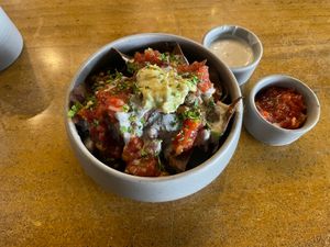 Vegan nachos  at Quyu's Taproom in Jaipur