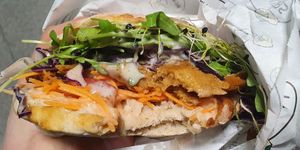 Seitan Pita at Veganitas Pop Up- Bahnhofplatz  in Zurich