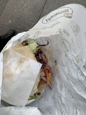 Pita tempee  at Veganitas Pop Up- Bahnhofplatz  in Zurich