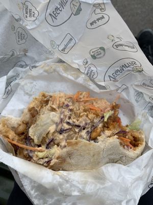 Generous filling   at Veganitas Pop Up- Bahnhofplatz  in Zurich