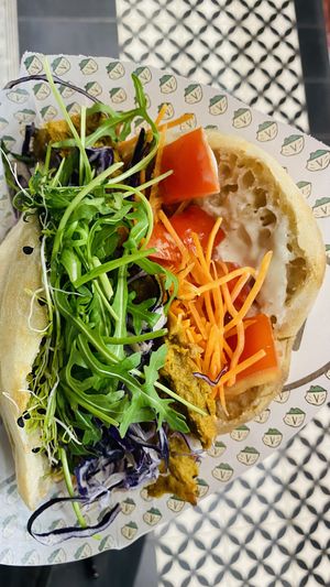 Outlawz Seitan #Veganuary at Veganitas Pop Up- Bahnhofplatz  in Zurich