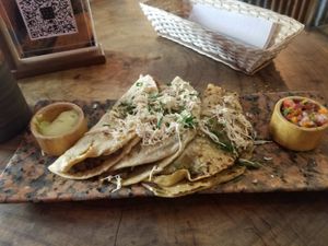 Vegan Menu - Tacos Veganos at Salvajes in Cusco