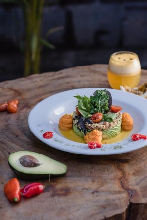 Tabulé de quinua at Salvajes in Cusco