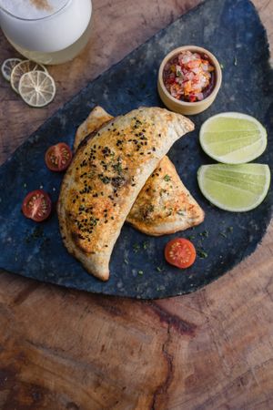 Empanadas at Salvajes in Cusco