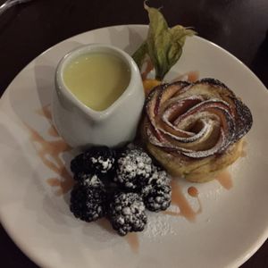 apple tart at Cafe Roya in Beeston