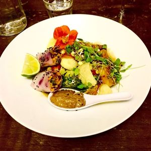 * at Cafe Roya in Beeston