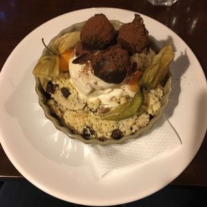 * at Cafe Roya in Beeston