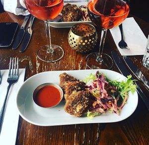 Starters  at Cafe Roya in Beeston