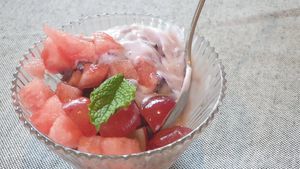 Desert at haha vegan Ryokan in Beechworth