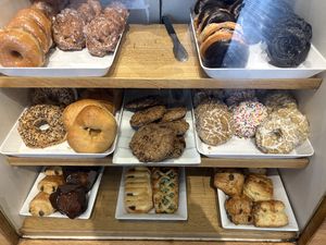 All donuts are made by the vegan bakery Fritz Pastry  at The Wormhole Coffee in Chicago