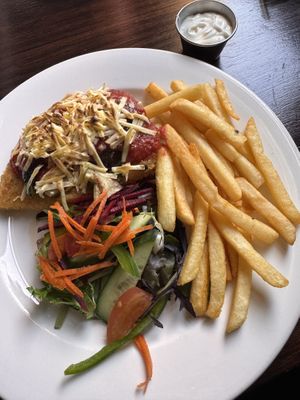 Vegan parma   at Austral Hotel  in Korumburra