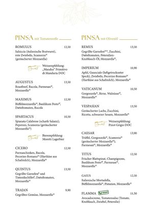 Pinsa at Pinsa Imperium in Bad Wildungen