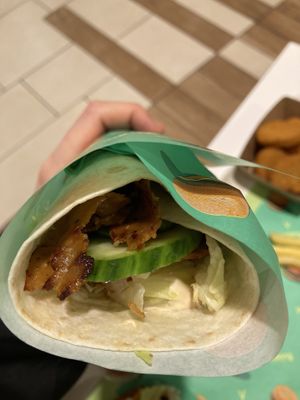 kebab wrap  at Vedang - green burger | Skyline Plaza in Frankfurt