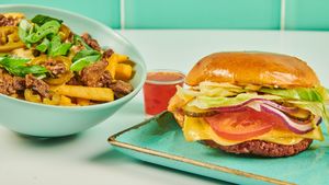  at Vedang - green burger | Skyline Plaza in Frankfurt