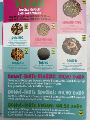 Vegan donuts at TopTop Donuts in Neuss