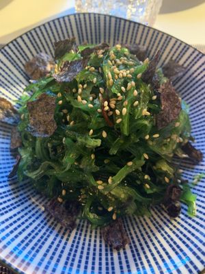 Seaweed salad   at Restaurante Coreano Gangnam in Sevilla
