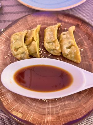 Dumplings  at Restaurante Coreano Gangnam in Sevilla