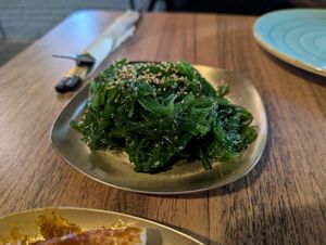 Seaweed salad at Restaurante Coreano Gangnam in Sevilla