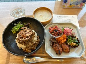 Vegan gapao rice  at Vegan-Deli Optimist! in Sakura