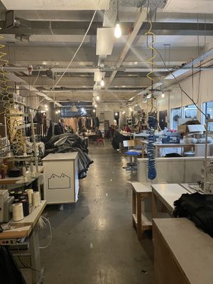 SlowBurn shares space with a jeans factory at SlowBurn in East London