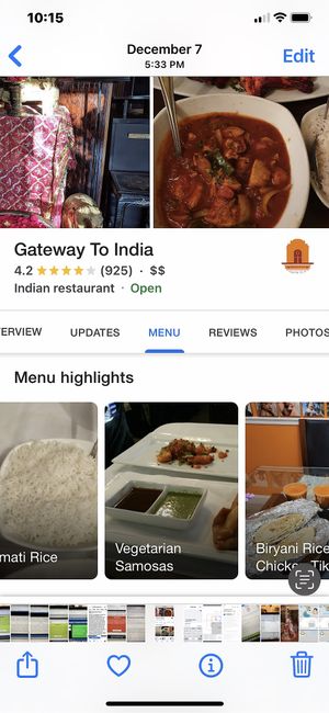 This place! 😊👍 at Gateway To India in St Petersburg