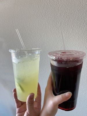 agua frescas  #Veganuary at Hillcrest Farmer's Market in San Diego