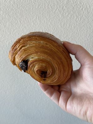chocolate croissant #Veganuary at Hillcrest Farmer's Market in San Diego